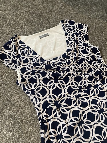 Michaela louisa blue and white - blue,