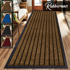 Heavy Duty Rubber Barrier Mat Non Slip Hall Hallway Kitchen Runner Rug Door Mats