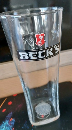 Becks pint lager glass - pint,