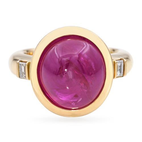 18k yellow gold 11ct ruby - gold,