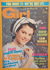 Girl Magazine 27 July 1985 - David Cassidy, Sam Harris