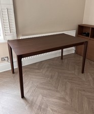 Ethnicraft Bok Walnut Finish Dining Table Mid Century Style. £1100RRP