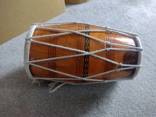 Dholak for sale Bina Wooden Handcrafted Very Good Condition.