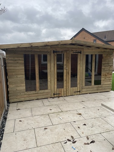 14x6 pent summerhouse - , made