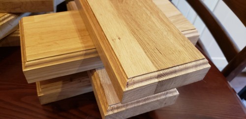 Solid oak cheese - cheese, boards