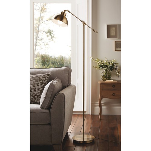 Floor lamp antique brass - lamp,