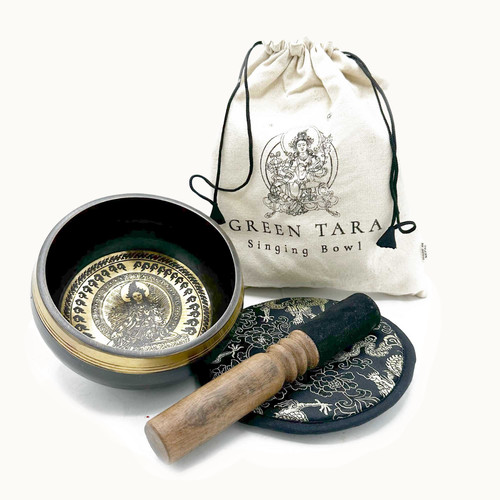 Green tara singing - bowl, gift