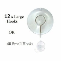 CLEAR SUCTION CUP HOOKS HOLDER