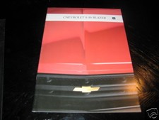 Prospekt Chevrolet Blazer S-10 / S10 / S 10 von 1992