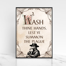 Wash Your Hands Sign, A4