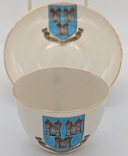 Rare antique goss - h, crested