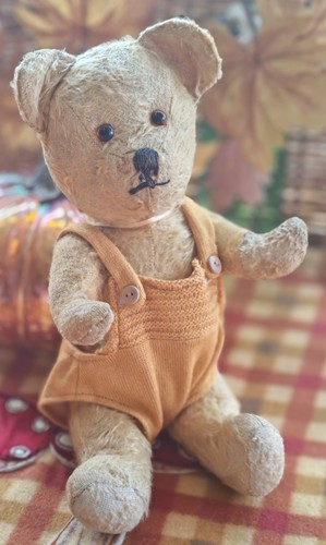 Old vintage teddy bear - vintage,