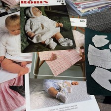 10 vintage baby knitting