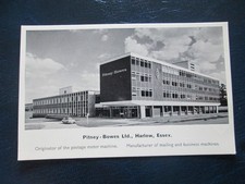 Advertising Postcard Pitney-Bowes Ld, Harlow Essex 166 Promo pictorial postmark