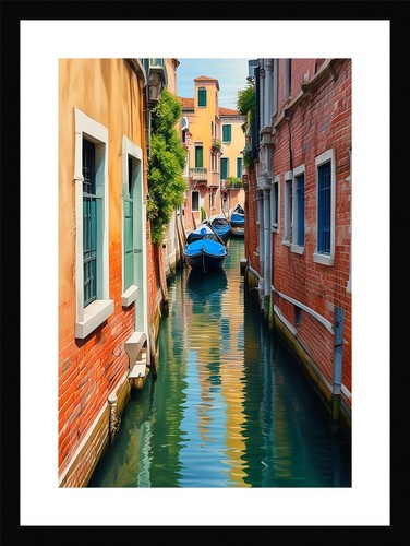 Intimate venice canals framed - intimate,