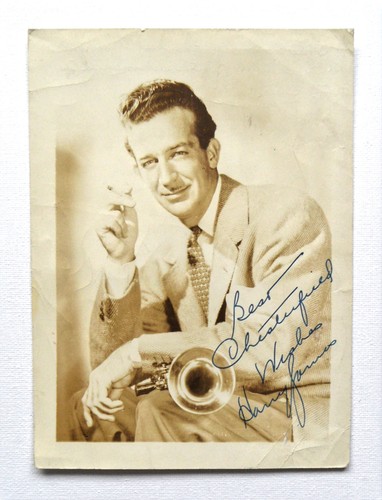 Harry james autographed - harry, –