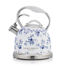 Laura Ashley China Rose 3 Litre Stainless Steel Stove Top Kettle By VQ	