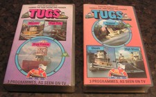 2 x TUGS VHS VIDEO BUNDLE TVS - High Tide Warrior Trapped Ghosts - UK PAL - 1989