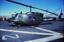 Bell UH-1N Twin Huey - Military Helicopter - 35mm Slide - June 1981