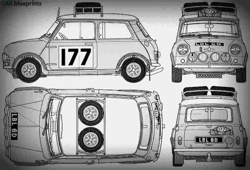 Austin mini cooper - mini, 1275