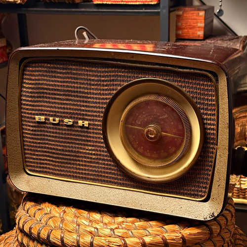 Vintage bush valve radio - bush, retro