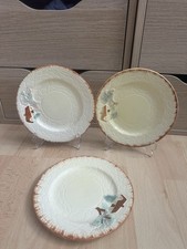 VTG KEELE ST. POTTERY COTTAGEWARE 3x Plates Set