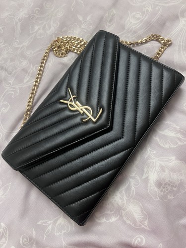 Ysl shoulder bag - shoulder, black