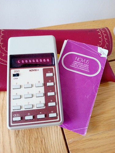 Vintage novus 850 calculator - vintage,