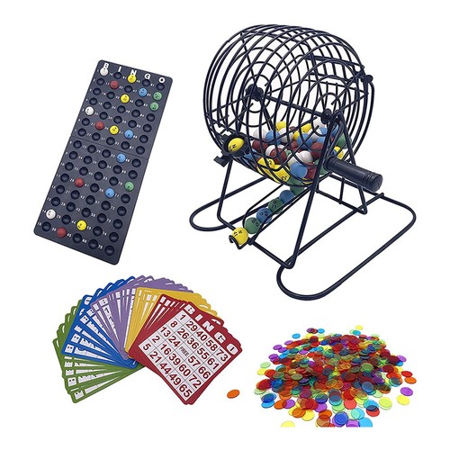 Deluxe bingo game set with - bingo, 6