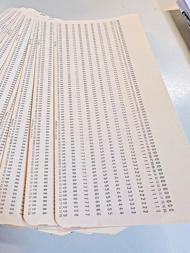 Ibm mainframe punch cards - punch,