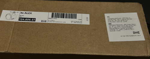 Pack ikea alex caster - -,