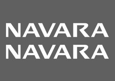 2 x Navara  roof bar decal