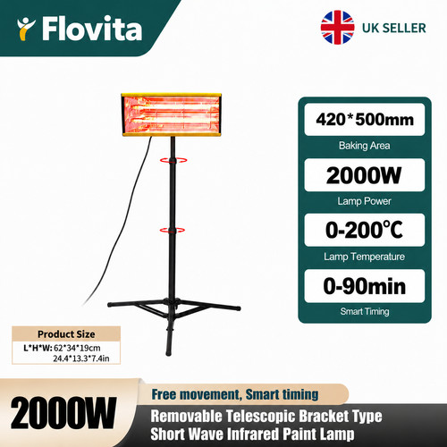 Infrared 2000w paint curing - infrared,