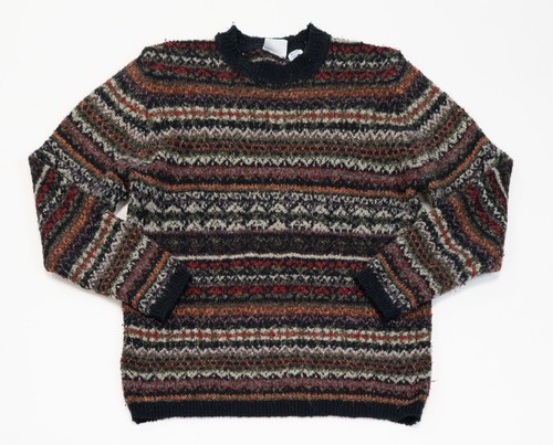 Vintage 90s fair isle - fair, wool