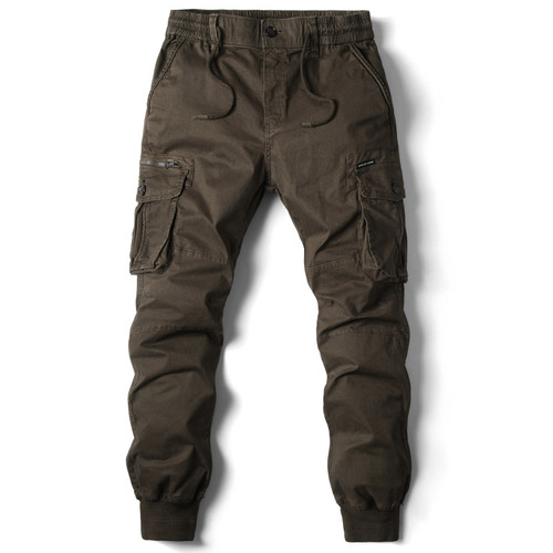 Mens elasticated waist cargo - mens,
