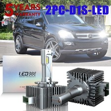 2PC D1S Xenon LED Low Beam Headlight Bulbs For Mercedes BMW X5 E70 Mini R Series