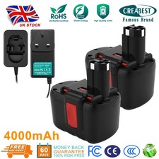 Battery/Charger For Bosch 24V 4000mAh Ni-MH BAT240 BAT030 BAT299 GSR SAW GST 24V