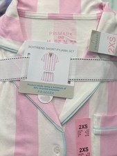 Pink & White Striped Boyfriend
