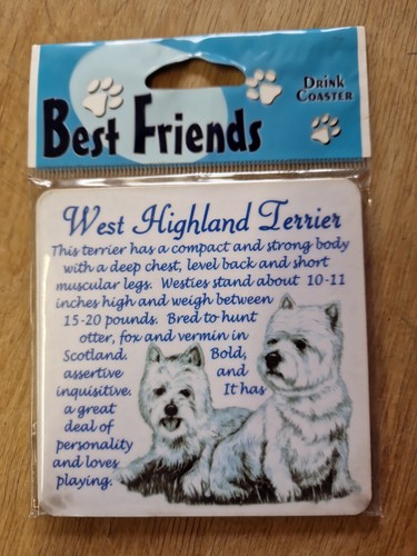 West highland terrier coaster - highland,