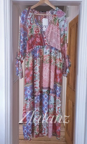 Zara long flowing - flowing, printed