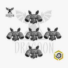 Crimson Lords Jump Packs Conversion Bits For Prime 28mm Space Knights