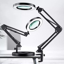 10x magnifying glass lamp led - glass,