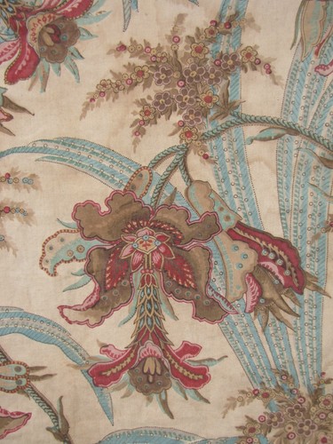 Curtain antique french block - antique,