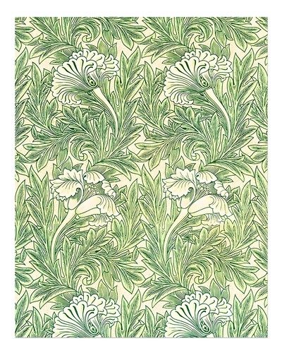 Art nouveau floral poster - nouveau, wall