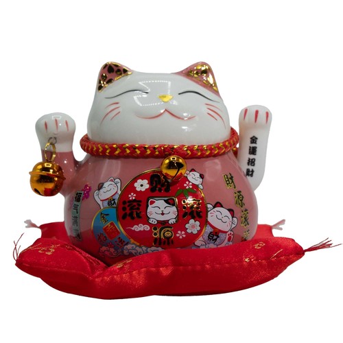 Ceramic money cat - ceramic,