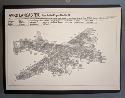 Cutaway diagram avro lancaster - diagram,