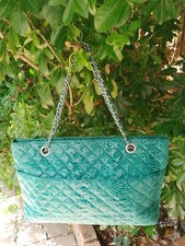 Dorothy Perkins Jade Green Shoulder Tote Bag Very Good Clean Condition