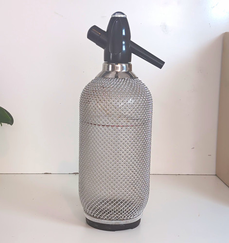 Metal soda siphon seltzer - soda,