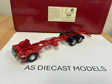 (CT) Corgi Modern Truck DAF CF Red 6 Wheel Rigid Chassis Only 1/50