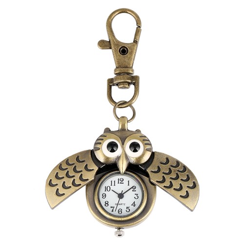 Vintage style bronze - style, owl